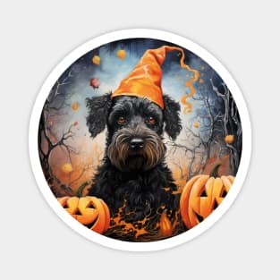Halloween Kerry blue terrier Magnet